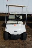 1998 model G16A Yamaha Golf Cart, back flip seats, gas motor, canopy