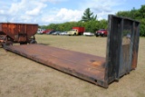 25'x8' All Steel Bed with track system