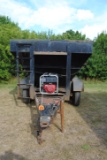 2007 Falcon Hot Box Trailer, has Honda 9hp generator, tandem axle, pintle hitch, tar trailer, approx