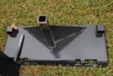 Skidsteer Mounted Receiver Hitch, universal skidsteer mount, new, Jenkins Iron & Steel brand