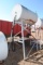 Approximately 300 gallon fuel barrel on stand