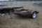 Homemade Trailer, 5' wide inside fender by 8' to front of 'V', permanent license, new axle, new tire