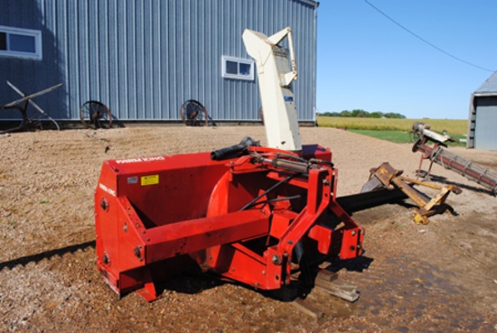 8' Farm King 2-stage snow blower with hydraulic spout