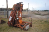 Knuckle Boom, gas engine is seized but hydraulics work, track, corded remote