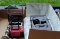 2 Boxes including Easterland John Deere small mailbox, golf cart, porch scene,