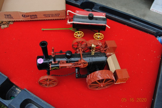 Sawyer Massey steam engine with water trailer