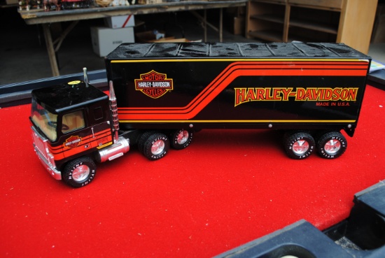 Nylint brand Harley Davidson semi with trailer