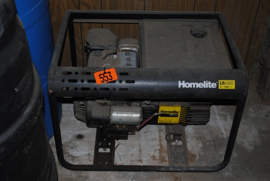 Homelite 4400W generator, condition unknown