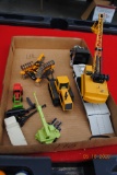 Cat tractor with disc, semi with drag line, X325 mini excavator NIB, John Deere 744H wheel loader NI