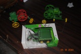 Ertl 1/16 AMT 600, John Deere hit & miss engine & another hit & miss engine no name