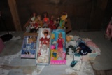 Old Barbies, assorted Fairy Dust dolls