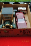 3 Boxes including cars, trucks, buggies