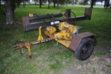 Vermeer LS200 wood splitter, vertical & horizontal, 3' ram, set up to run on hydraulics, has bad mot