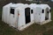 2 Poly Square Calf Huts, complete (selling 2x the money)