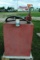 Approx. 200 gallon fuel tank with hand pump, filter & hose