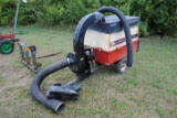 Agri-Fab Mow-N-Vac with hose, runs