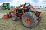 Oliver 88 Standard, gas, fenders, pto, power steering, Farmhand 21 loader with Quicktach & manure ti