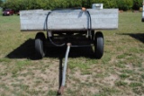 8'x10' Trailer with sides, hydraulic hoist, on Dankers? Running gear