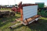 4'x8' Letter Sign on 2-Wheel Trailer with letters & numbers, permanent license, no lights, needs tir