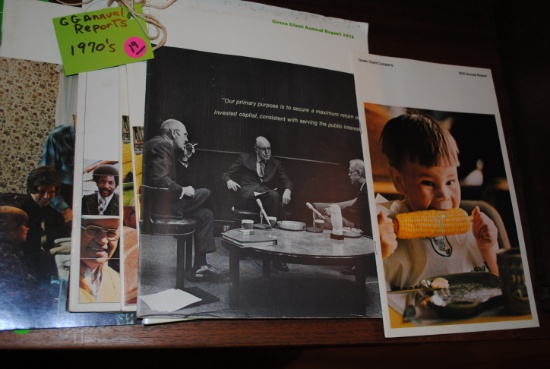 Green Giant Annual Reports 1970s