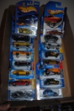 (16) Hot Wheel cars, new in package