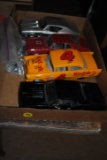 (4) Diecast cars, Chevy Chevelle missing wheels