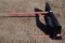 H&H 3-prong bale spear with universal skidsteer mount