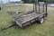 5'x8' Single Axle trailer with ramp, 1-7/8