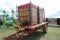 Sudenga seed tender with 2 compartment wood boxes, 8HP Briggs & Stratton gas engine with hydraulic b