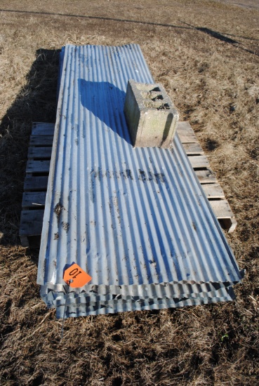 Approx. 30+/- Sheets of used Tin (sell as pile)