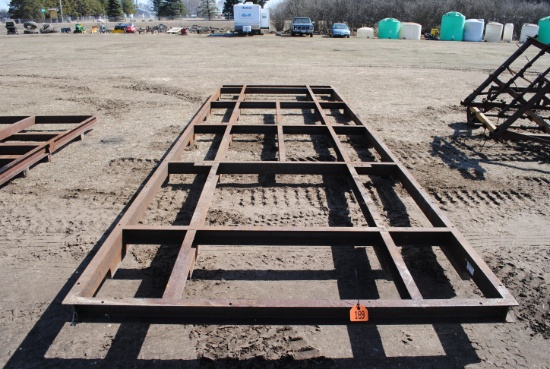 Iron flatbed frame 78"x21'+/-