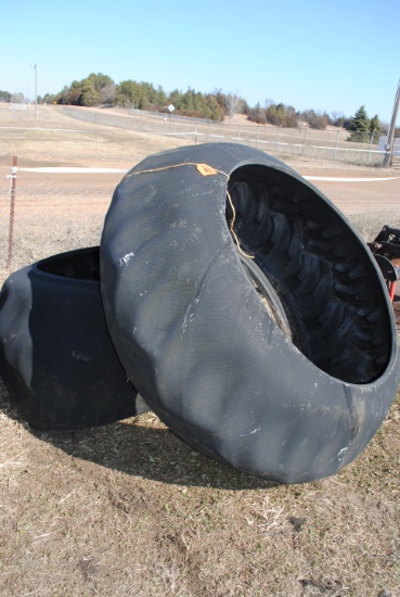 Pair of Inverted Tire Feeders (sell as pair)