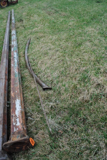 25' Light pole with brace