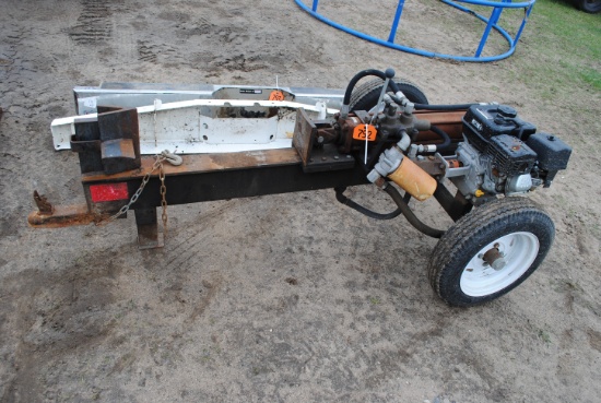 Wood splitter with Ironton Motor, 208cc, works