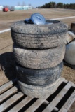 Set of Goodyear Wrangler 275/65R/18 tires & wheels (fits F150 6-bolt) (sell as set)