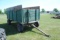 Barge box with hoist on Electric Model 760A 4-wheel running gear