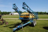 Blumhardt Sprayer on Wagon Master Trailer, 500 gallons, 60' boom, hydraulic driven, works, no monito