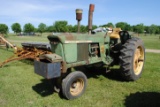 1967 John Deere 2510, narrow front, fenders, gas, motor was gone through in early 90's, tranny was d