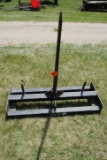 Work Saver Bale Spear with universal skidsteer mount