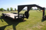 1996 Hugh Flatbed Trailer, 24'x83