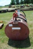 Fuel barrel, was used for diesel, hand pump, 300+/- gallon