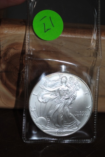 2000 Silver Eagle, B/U, nice