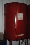 180+/- Gallon Oil Tank on Stand, small amount of oil left in tank
