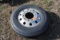 295/75/R22.5 Tire on Aluminum Wheel