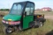 Cushman Textron Turf-Truckster with cab, gas, dump box, did run but has been sitting for 2 years, ba