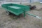 2-Wheel Farm Trailer, steel bed with wood sides, jack, 4'x9', NO TITLE - farm use only