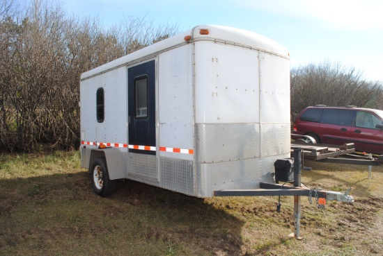 6'x12' Fish House, 6-holes, heavy duty frame with 3"x3" tubing, all insulated, battery box to run li