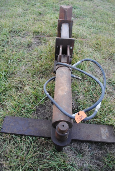 Homemade Woodsplitter, works