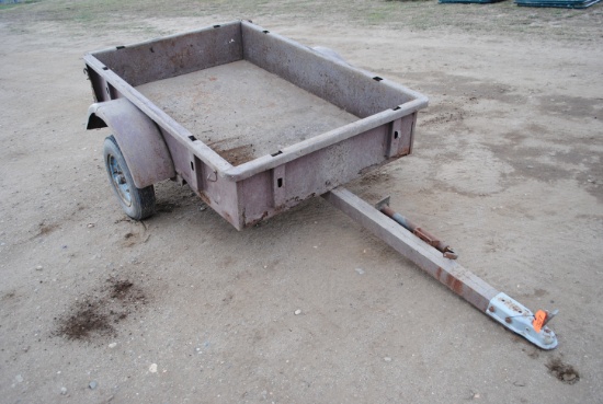 Homemade 4'x6' 2-Wheel Farm Trailer, no title