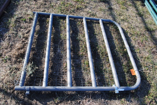 4' Gray Pipe Gate